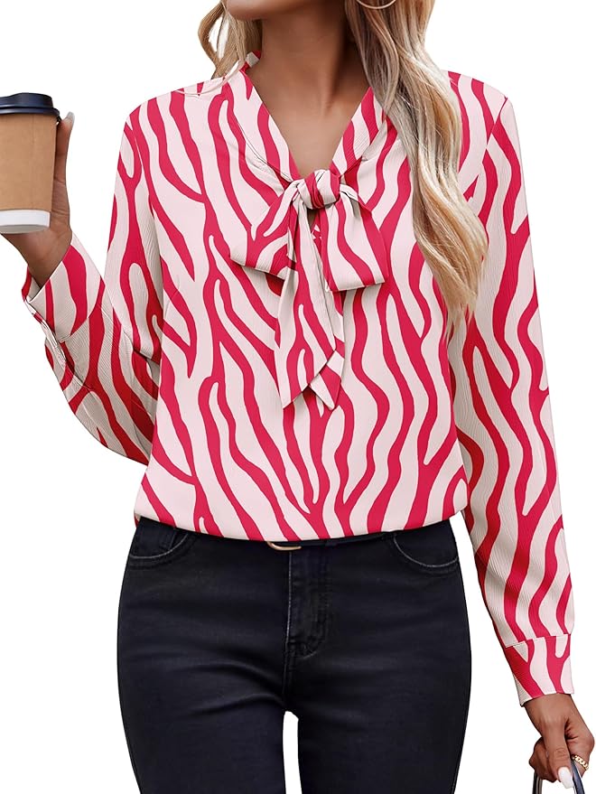 Zeagoo Womens Blouses Chiffon 